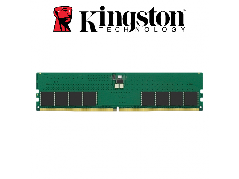 MEMORIA DIMM KINGSTON, 16GB DDR5-4800MHZ PC5-38400, CL40, 1.1V, 288-PIN, NON-ECC